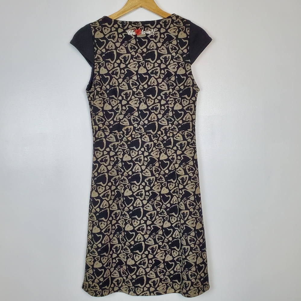 Desigual heart pattern dress LIKE NEW - Picture 4 of 5
